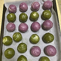 多彩蛋黄酥的做法图解14
