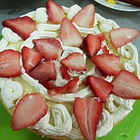草莓戚风裸蛋糕的做法图解8