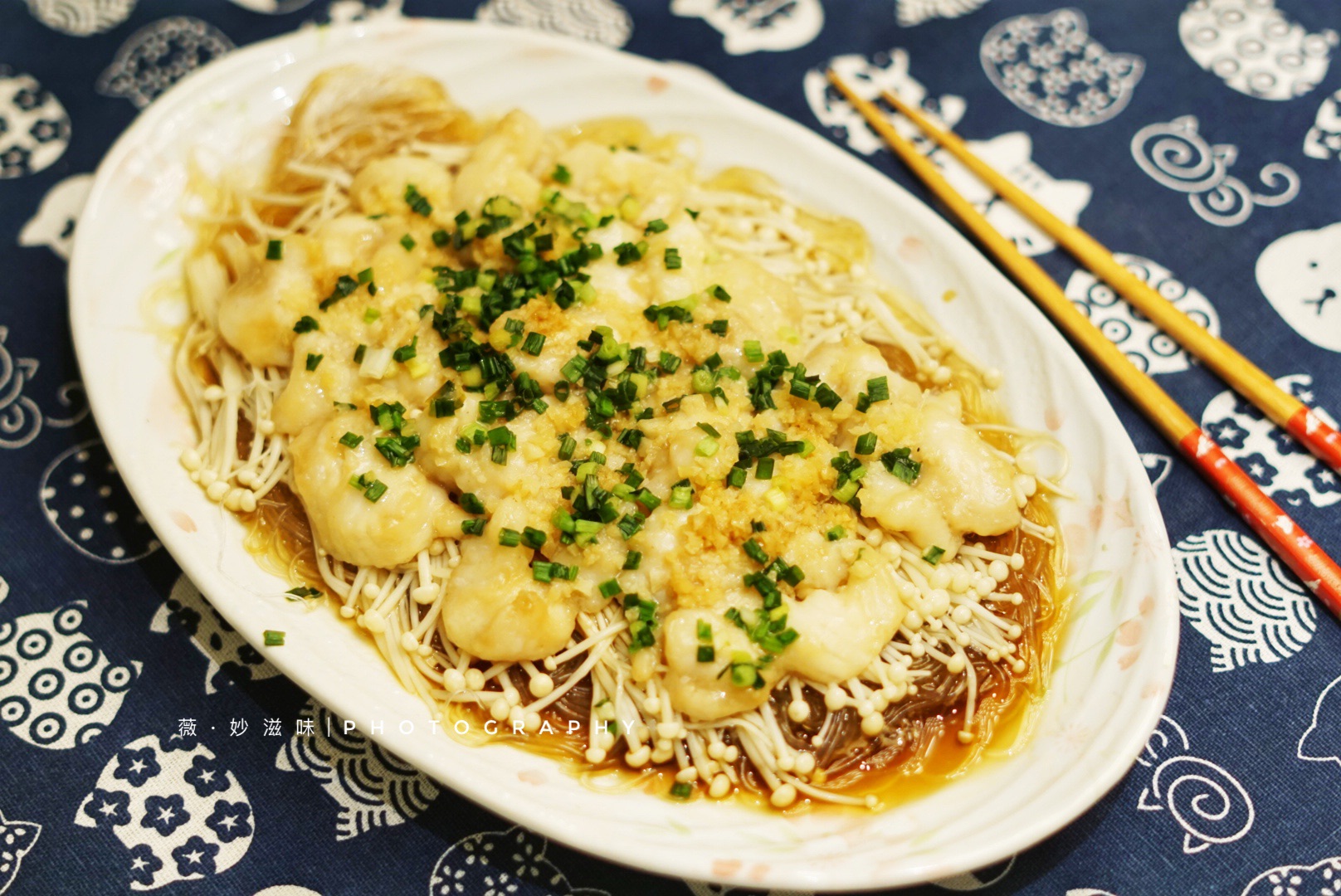 Delicious and good to make garlic flavored basil~