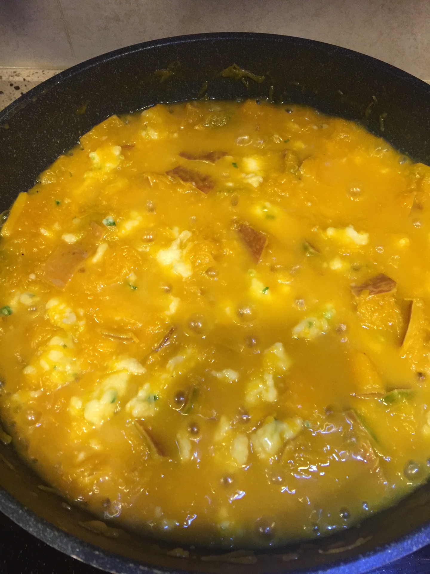 南瓜面疙瘩汤怎么做_南瓜面疙瘩汤的做法视频_豆果美食