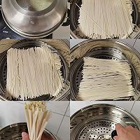 干挂面蒸卤面的做法图解3