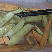 橄榄油烤薯条的做法图解3