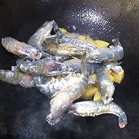 咖喱椰汁大虾的做法图解5