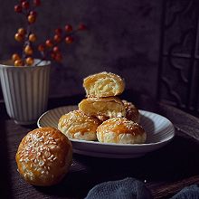 奶黄酥饼#我的女神“饭”儿#