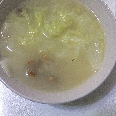海米白菜汤
