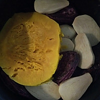 【阿苏】紫薯南瓜芋圆的做法图解1