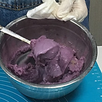紫薯麻薯栗子酥的做法图解3