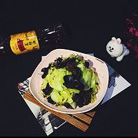 #寻味外婆乡#椒香木耳莲花白的做法图解9
