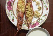 松子玉米焗霸王虾[色][色]，好吃看得见…的做法