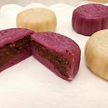 双色水晶饼—紫薯饼&山药饼