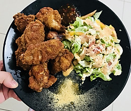 奥尔良炸鸡翅的做法