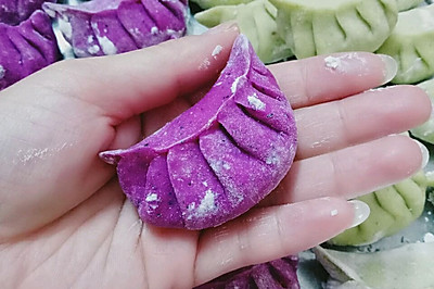 彩色饺子