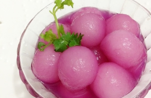 胭脂冬瓜球（餐后甜品）