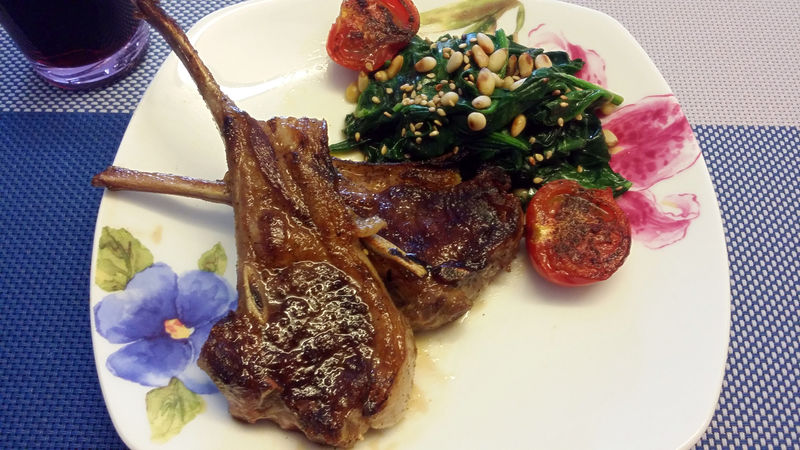 Fried Lamb Chop with Rosemary