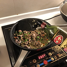 酸豆角炒鸡肾