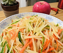 青椒土豆丝的做法