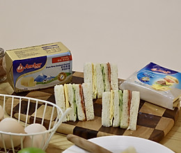 #安佳黄金拍档#复刻盒马鲜生超好吃的三明治的做法