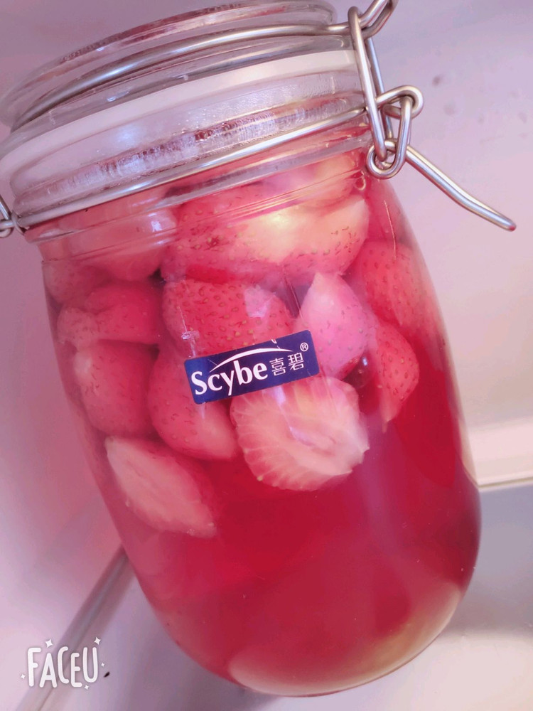 自制草莓罐头+草莓果冻的做法