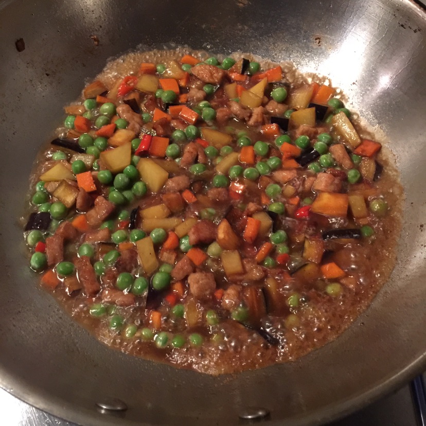 青豆下饭菜的做法图解4