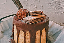 巧克力淋面戚风蛋糕的做法