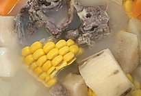 排骨玉米淮山汤的做法