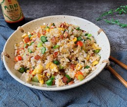 #餐桌上的春日限定#芦笋培根炒饭的做法