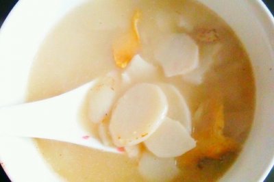 新手必备/简单易上手-奶白奶白的芋艿菌菇汤