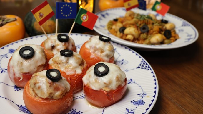 欧洲猪肉万圣节主题餐