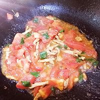 #名厨汁味，圆中秋美味#简单快手西红柿肉丝汤面片的做法图解4
