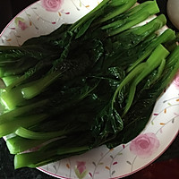 梅菜肉碎蒸菜心的做法图解4