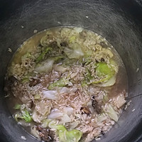 闽南味道∽牡蛎干包菜咸饭的做法图解4