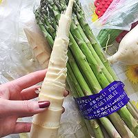 腊味蒸双笋#元气挑战美一天#的做法图解1