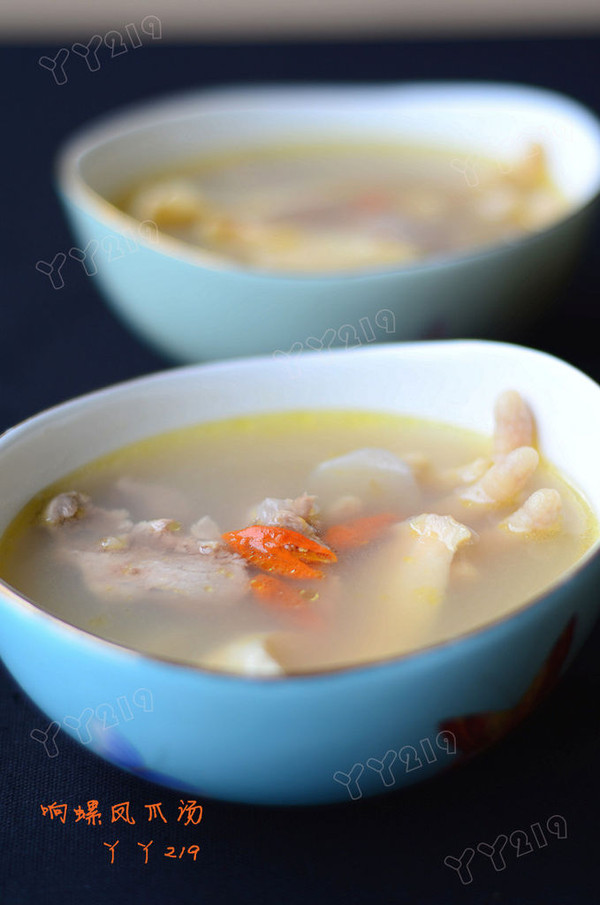 【响螺凤爪汤】——秋补，喝汤最补