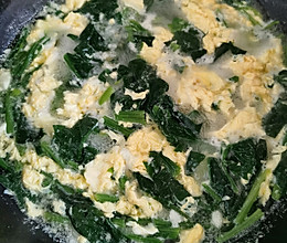 菠菜鸡蛋汤的做法