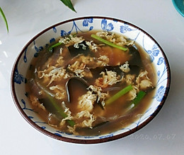 葱葱豉蛋海带汤的做法