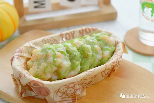 丝瓜鲜虾饼【宝宝辅食】