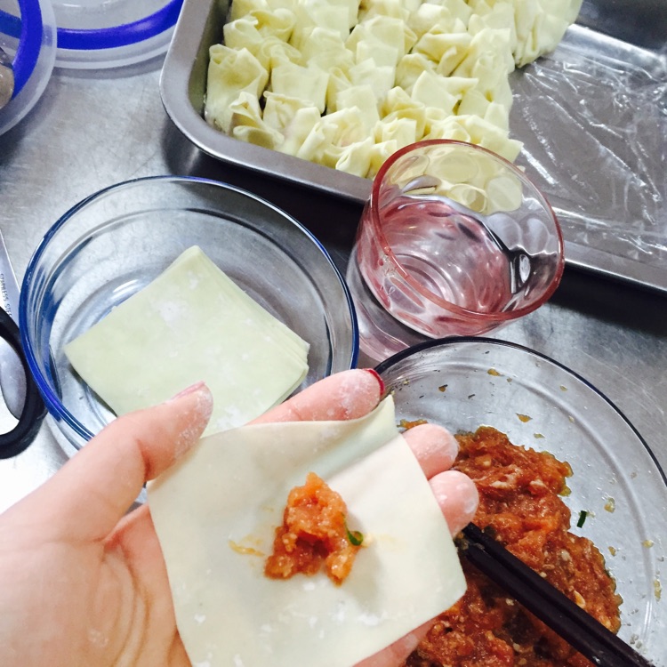 肉末小馄饨的做法图解4