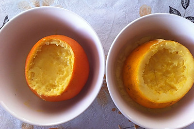 鲜橙蒸蛋