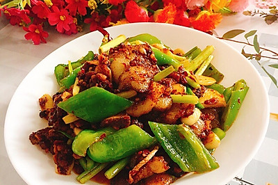 青椒豆豉炒肉