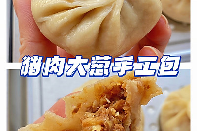 蒸出来的猪肉白菜包，实在好吃的紧