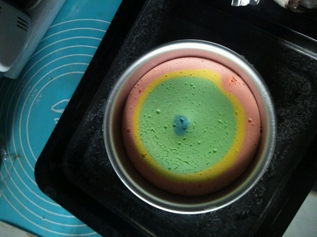 超有食欲，彩虹奶酪蛋糕
