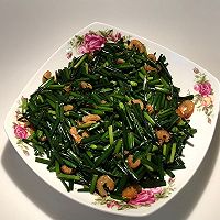 韭菜炒虾干虾米5的做法图解1
