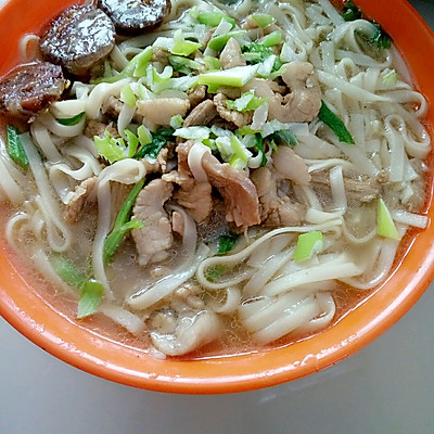 家常肉丝面