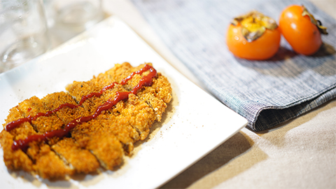 Chicken Chop with garlic -- from stomach to body and mind