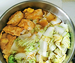白菜豆腐煲的做法