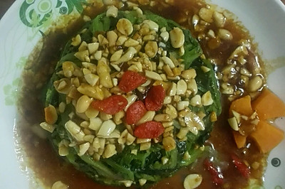 凉拌菠菜