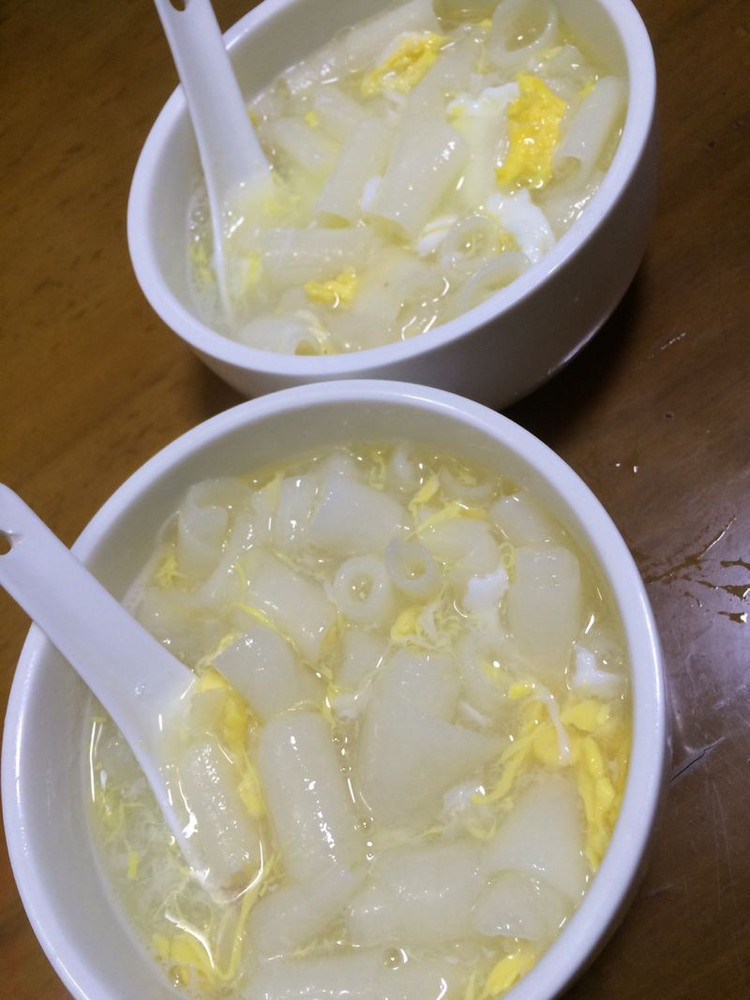 姜薯鸡蛋美颜甜汤的做法