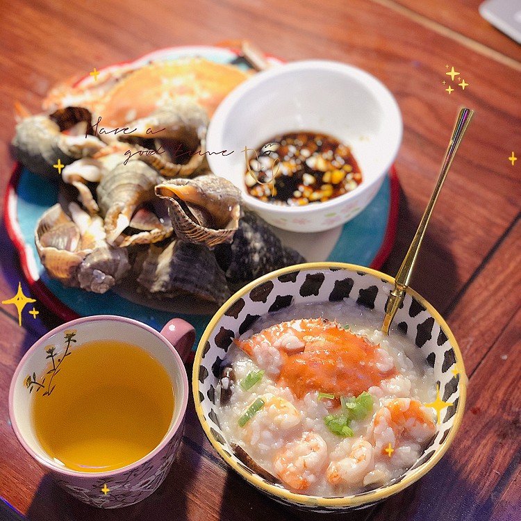 晚餐吃海鲜粥—养脾胃的做法