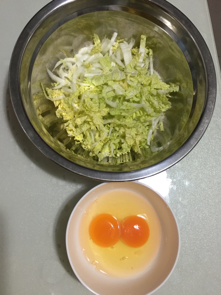 白菜饼的做法图解1