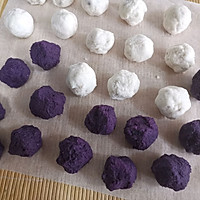#321沙拉日#紫薯山药饼的做法图解8